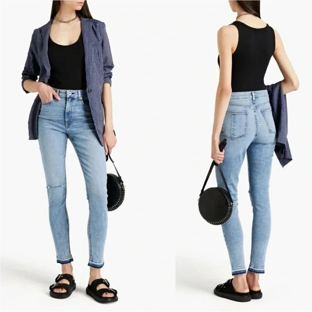 Rag & Bone Nina High-Rise Skinny Jeans in Montrose